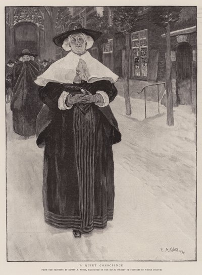 A Quiet Conscience by Edwin Austin Abbey